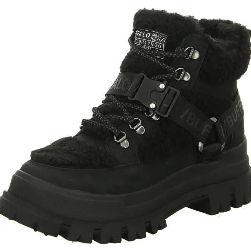 Buffalo Schnürstiefelette Warmfutter bis 35mm Absatz (casual) ASPHA COM MID WARM