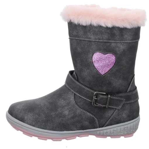 girlZ onlY Schlupf-/Klettstiefelette Warmfutter