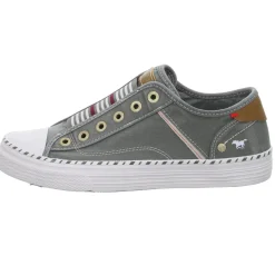 MUSTANG Leinen Slipper/Kletthalbschuh