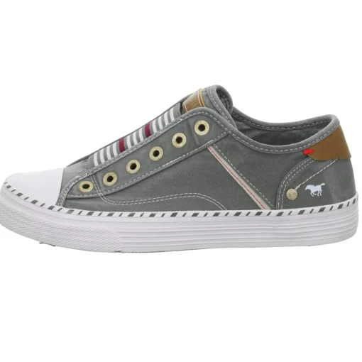 MUSTANG Leinen Slipper/Kletthalbschuh