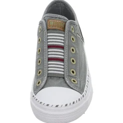MUSTANG Leinen Slipper/Kletthalbschuh