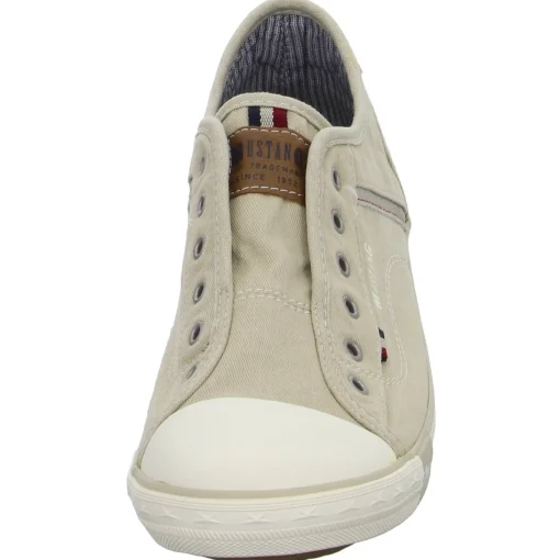MUSTANG Leinen Slipper/Kletthalbschuh