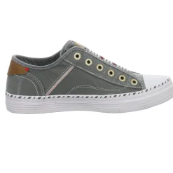 MUSTANG Leinen Slipper/Kletthalbschuh
