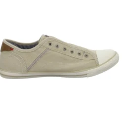 MUSTANG Leinen Slipper/Kletthalbschuh