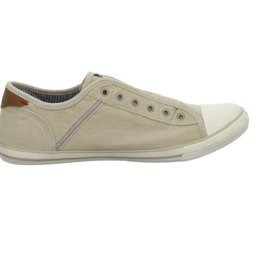 MUSTANG Leinen Slipper/Kletthalbschuh