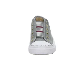 MUSTANG Leinen Slipper/Kletthalbschuh