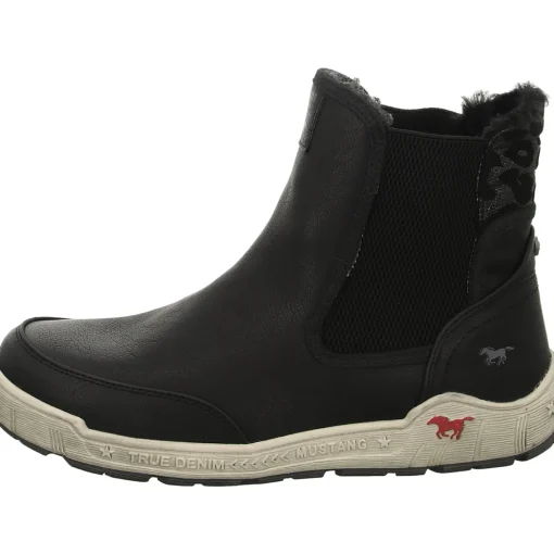 MUSTANG Schlupf-/Reißverschlußstiefelette Warmfutter bis 35mm Absatz (casual)
