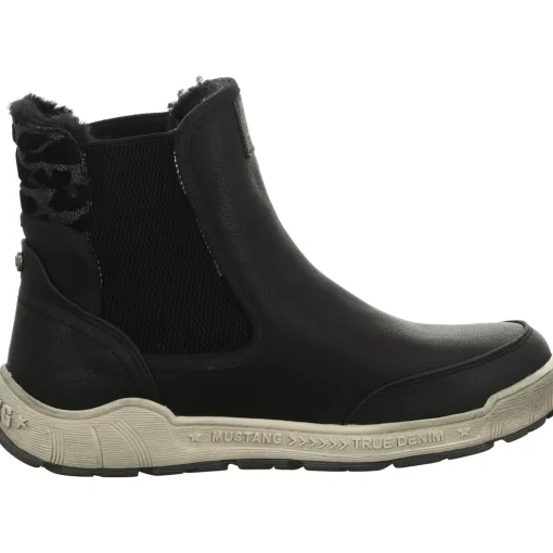 MUSTANG Schlupf-/Reißverschlußstiefelette Warmfutter bis 35mm Absatz (casual)