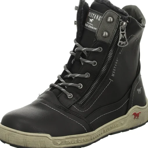 MUSTANG Schnürstiefelette Warmfutter bis 35mm Absatz (casual)