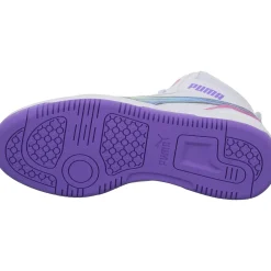 Puma Schnürstiefelette Kaltfutter Rebound V6 Mid Bouncy Sky Jr