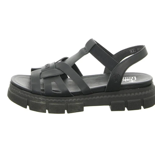Rieker Keil Sandalette ab 30mm Sohlenhöhe