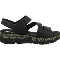 Rieker Keil Sandalette ab 30mm Sohlenhöhe