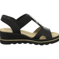 Rieker Keil Sandalette ab 30mm Sohlenhöhe