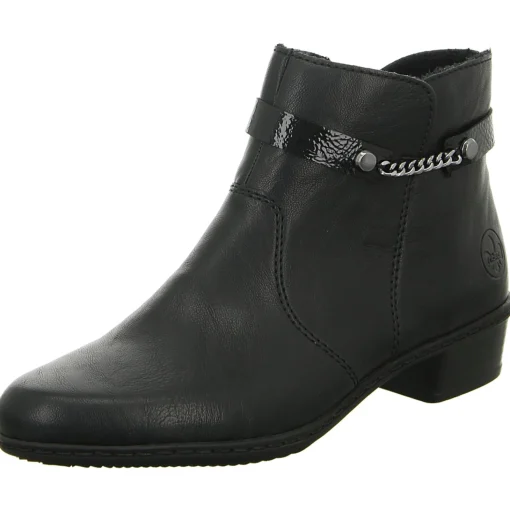 Rieker Schlupf-/Reißverschlußstiefelette Warmfutter ab 35mm Absatz
