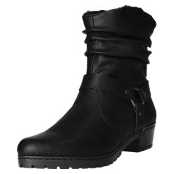 Rieker Schlupf-/Reißverschlußstiefelette Warmfutter ab 35mm Absatz
