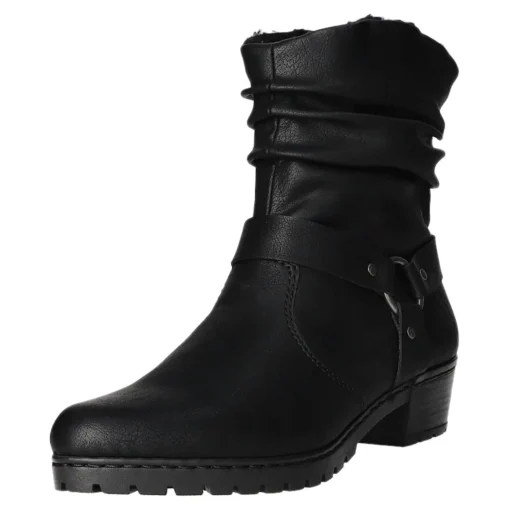 Rieker Schlupf-/Reißverschlußstiefelette Warmfutter ab 35mm Absatz