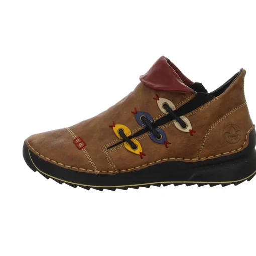 Rieker Schlupf-/Reißverschlußstiefelette Warmfutter bis 35mm Absatz (casual)