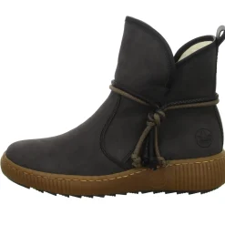 Rieker Schlupf-/Reißverschlußstiefelette Warmfutter bis 35mm Absatz (casual)