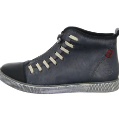 Rieker Schlupf-/Reißverschlußstiefelette Warmfutter bis 35mm Absatz (casual)