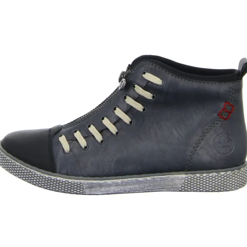 Rieker Schlupf-/Reißverschlußstiefelette Warmfutter bis 35mm Absatz (casual)