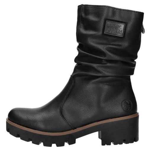 Rieker Schlupf-/Reißverschlußstiefelette Warmfutter ab 35mm Absatz