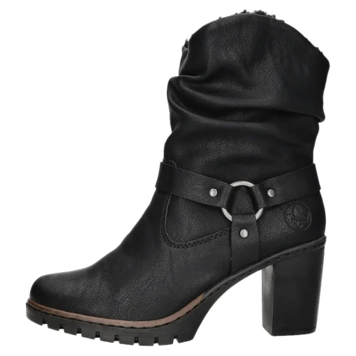 Rieker Schlupf-/Reißverschlußstiefelette Warmfutter ab 35mm Absatz