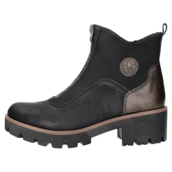 Rieker Schlupf-/Reißverschlußstiefelette Warmfutter ab 35mm Absatz