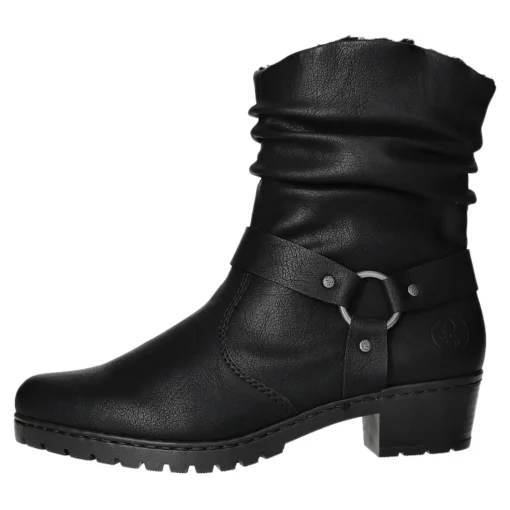 Rieker Schlupf-/Reißverschlußstiefelette Warmfutter ab 35mm Absatz