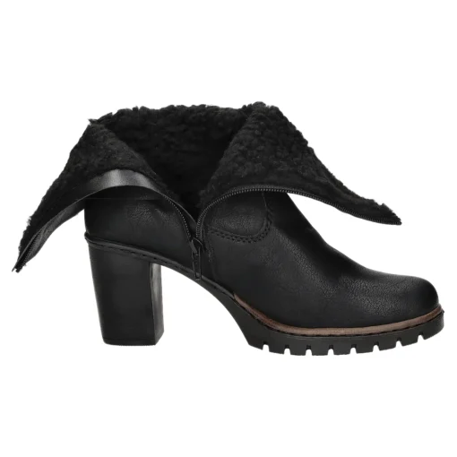 Rieker Schlupf-/Reißverschlußstiefelette Warmfutter ab 35mm Absatz