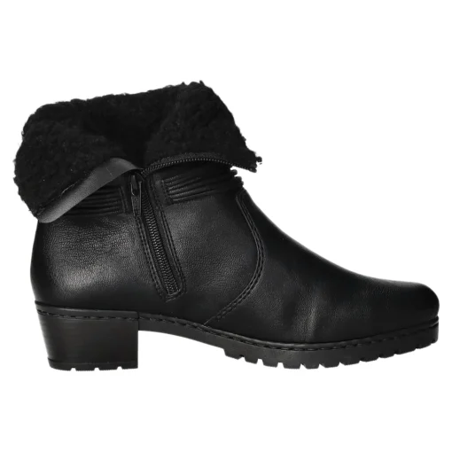 Rieker Schlupf-/Reißverschlußstiefelette Warmfutter ab 35mm Absatz