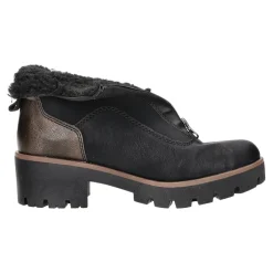 Rieker Schlupf-/Reißverschlußstiefelette Warmfutter ab 35mm Absatz
