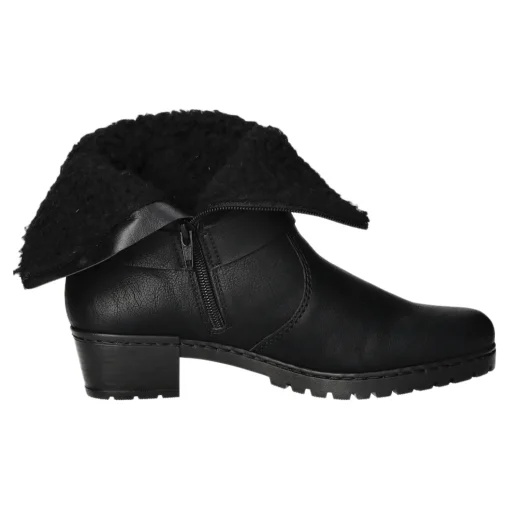 Rieker Schlupf-/Reißverschlußstiefelette Warmfutter ab 35mm Absatz