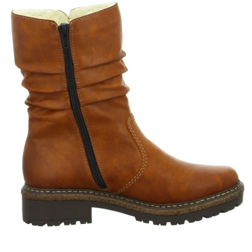 Rieker Schlupf-/Reißverschlußstiefelette Warmfutter bis 35mm Absatz (casual)