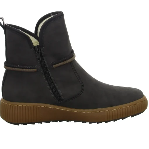 Rieker Schlupf-/Reißverschlußstiefelette Warmfutter bis 35mm Absatz (casual)