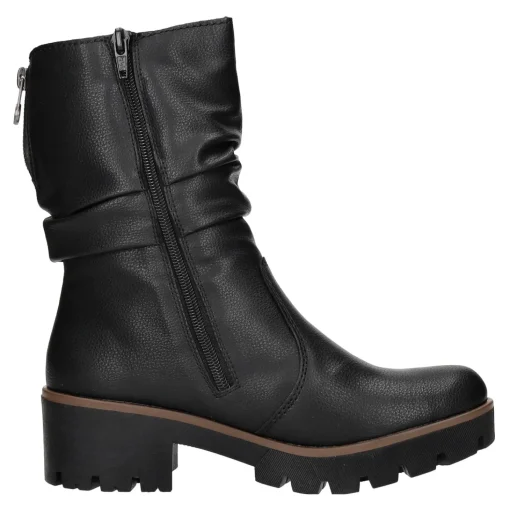 Rieker Schlupf-/Reißverschlußstiefelette Warmfutter ab 35mm Absatz