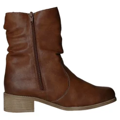 Rieker Schlupf-/Reißverschlußstiefelette Warmfutter ab 35mm Absatz