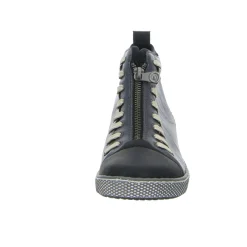 Rieker Schlupf-/Reißverschlußstiefelette Warmfutter bis 35mm Absatz (casual)