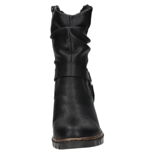 Rieker Schlupf-/Reißverschlußstiefelette Warmfutter ab 35mm Absatz