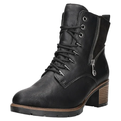 Rieker Schnürstiefelette Warmfutter ab 35mm Absatz