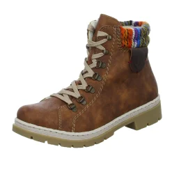 Rieker Schnürstiefelette Warmfutter bis 35mm Absatz (casual)
