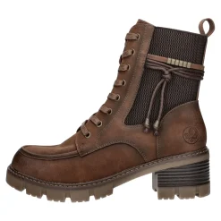 Rieker Schnürstiefelette Warmfutter ab 35mm Absatz
