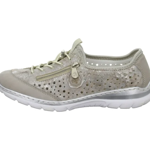 Rieker Slipper/Kletthalbschuh luftdurchlässig (durchbrochenes/geflochtenes Obermaterial)