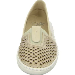 Rieker Slipper/Kletthalbschuh luftdurchlässig (durchbrochenes/geflochtenes Obermaterial)