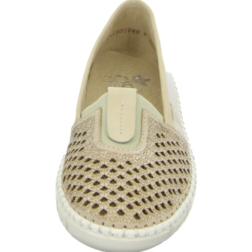 Rieker Slipper/Kletthalbschuh luftdurchlässig (durchbrochenes/geflochtenes Obermaterial)