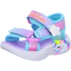 Skechers Minilette S Lights-Unicorn Dreams Sandal-MAJESTIC BLISS