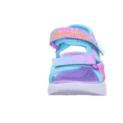 Skechers Minilette S Lights-Unicorn Dreams Sandal-MAJESTIC BLISS