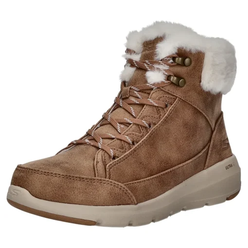 Skechers Schnürstiefelette Warmfutter bis 35mm Absatz (casual) GLACIAL ULTRA-COZYLY