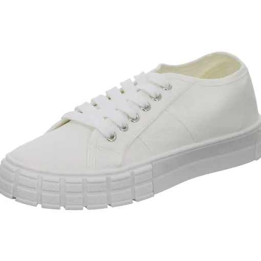 Sneakers Leinen Schnürhalbschuh