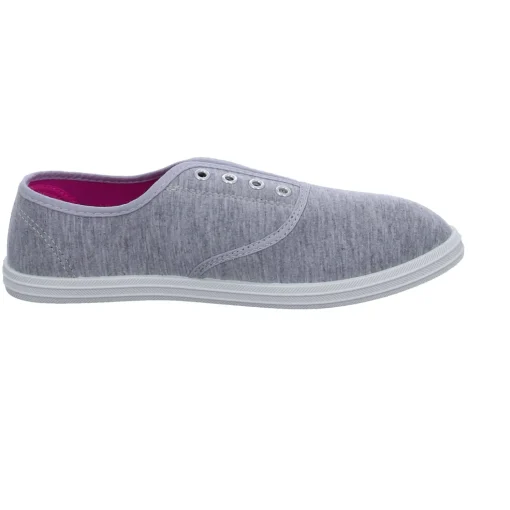 Sneakers Leinen Slipper/Kletthalbschuh