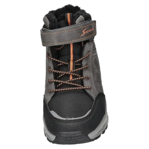 Sneakers Schlupf-/Klettstiefelette Warmfutter